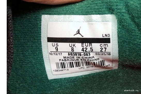Jordan Black Air Green-Varsity NRG Red AQ3816-063 4 AQ3816-063 Gorge 0913